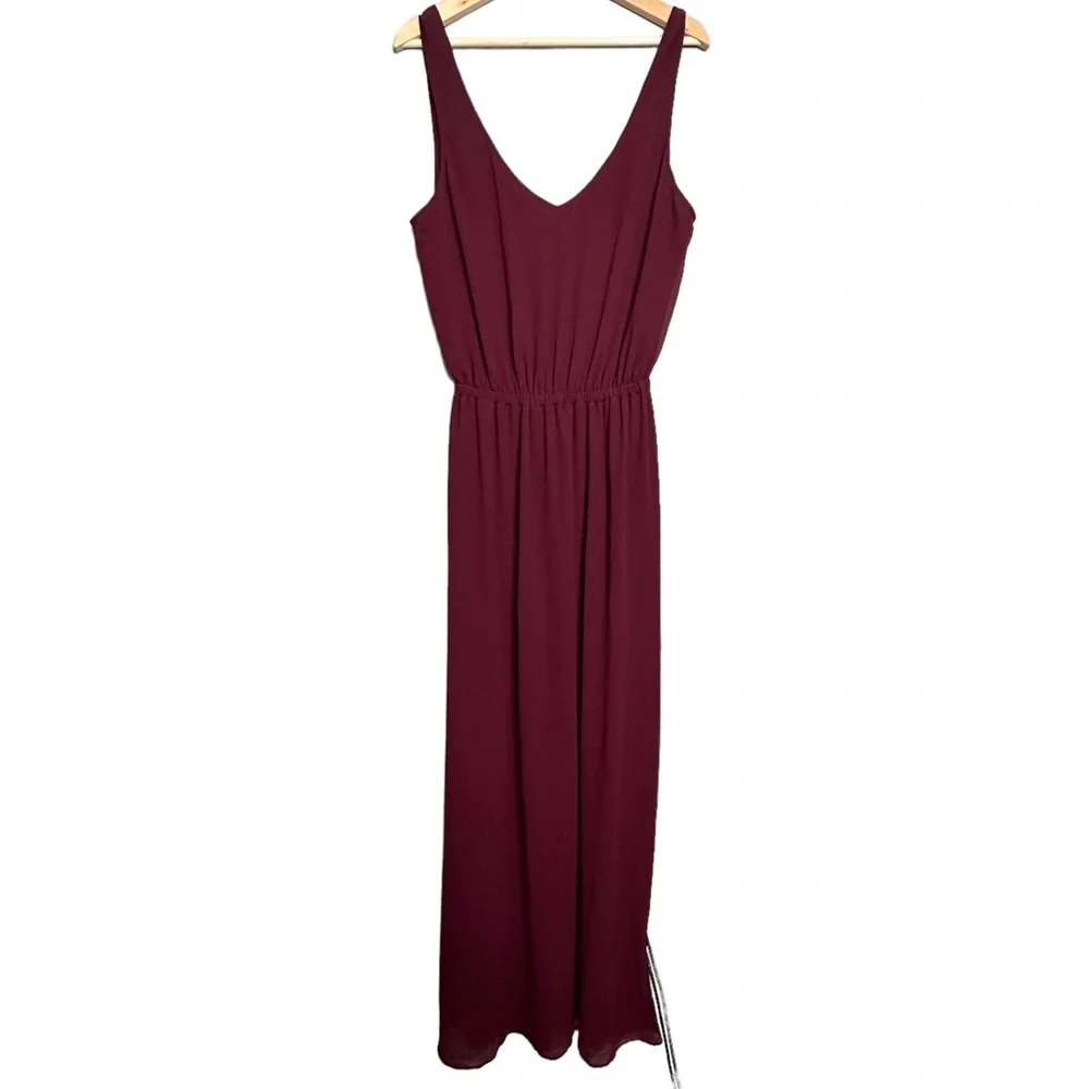Show Me Your Mumu Kendall Dress Merlot NEW - Picture 2 of 8